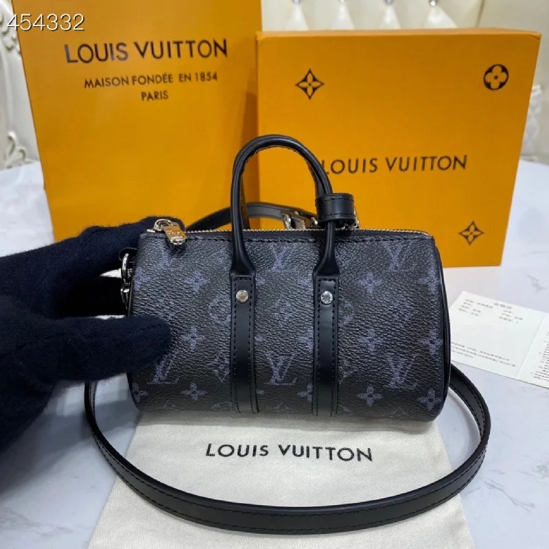 Louis Vuitton Keepall XS Monogram Eclipse Canvas For Men. Men-s Bags. Shoulder And Crossbody Bags 8.3in/21cm LV M45947