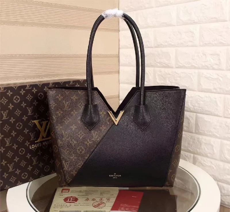 Louis Vuitton Kimono MM Tote Bag Monogram Canvas Black For Women. Women-s Handbag Shoulder Bags 15.4in/39cm LV M41855