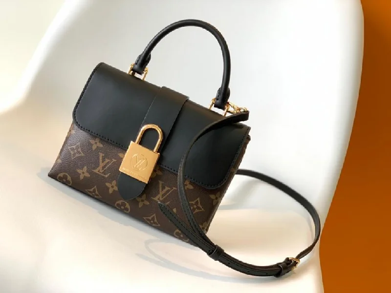 Louis Vuitton Locky BB Monogram Canvas Black For Women. Women-s Handbags. Shoulder And Crossbody Bags 7.9in/20cm LV M44141