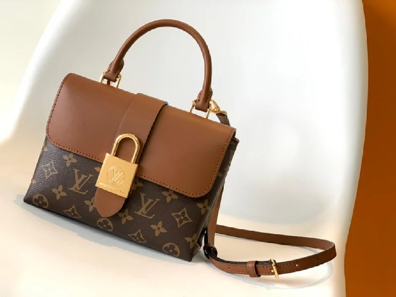 Louis Vuitton Locky BB Monogram Canvas Caramel Brown For Women. Women-s Handbags. Shoulder And Crossbody Bags 7.9in/20cm LV M44654