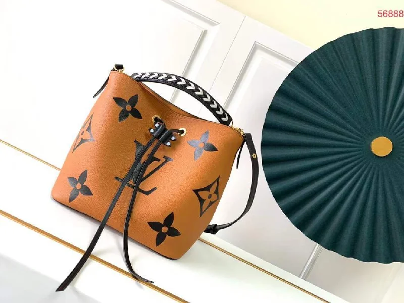 Louis Vuitton LV Crafty Neonoe MM Bucket Bag Caramel For Women. Women-s Handbags. Shoulder Bags 10.2in/26cm LV M56888