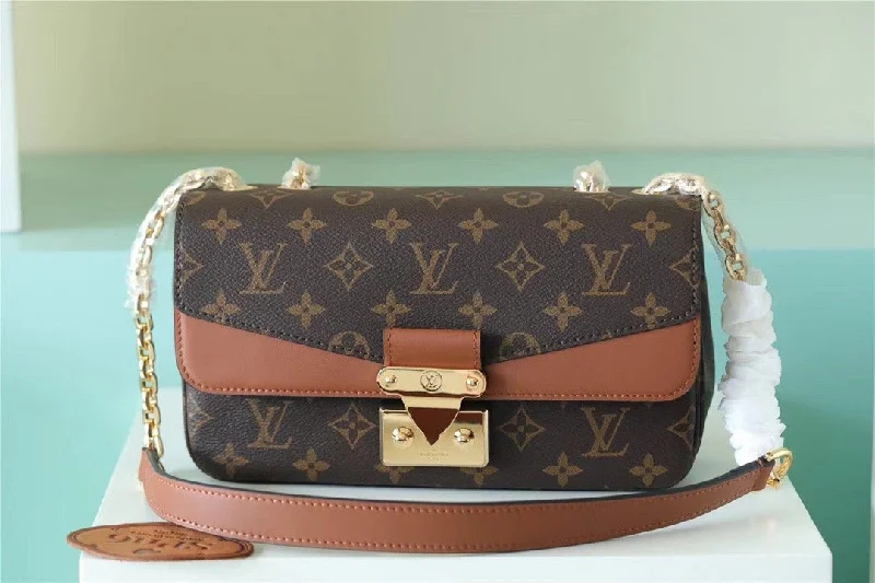 Louis Vuitton Marceau Monogram Canvas Caramel Brown For Women. Women-s Handbags. Shoulder and Crossbody Bags 9.6in/24.5cm LV M46127