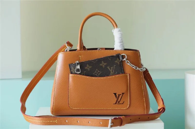 Louis Vuitton Marelle Epi Caramel Brown For Women. Women-s Handbags. Shoulder And Crossbody Bags 9.8in/25cm LV