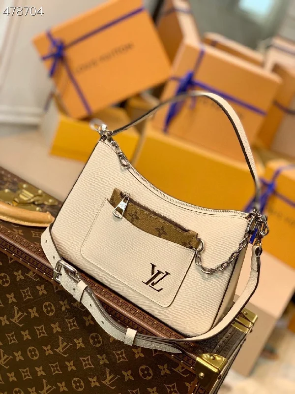 Louis Vuitton Marelle Epi White For Women. Women-s Handbags. Shoulder And Crossbody Bags 9.8in/25cm LV M80688