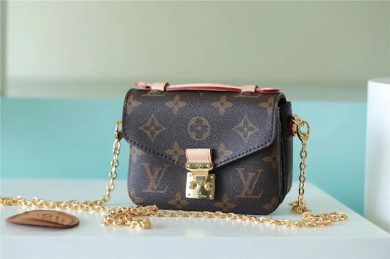 Louis Vuitton Micro Metis Monogram Canvas For Women. Women-s Handbags. Shoulder And Crossbody Bags 5.5in/14cm LV M81267