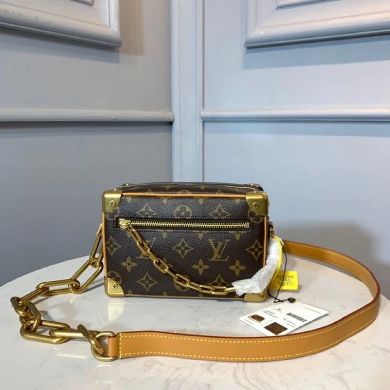 Louis Vuitton Mini Soft Trunk Monogram Canvas For Women. Women-s Bags. Shoulder And Crossbody Bags 7.2in/18.5cm LV M68906