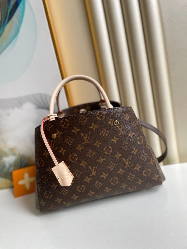 Louis Vuitton Montaigne MM Monogram Canvas For Women. Women-s Handbags. Shoulder And Crossbody Bags 13in/33cm LV M41056