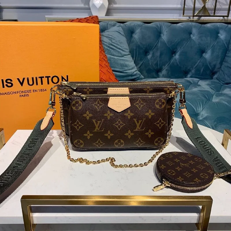 Louis Vuitton Multi Pochette Accessoires Bags Monogram Canvas Fall/Winter Collection M44813.  Kaki