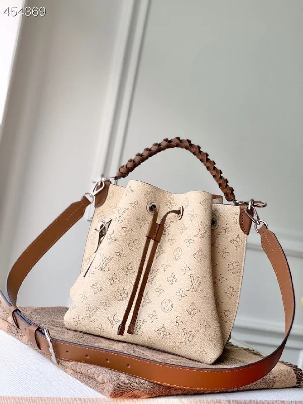 Louis Vuitton Muria Bucket Monogram Motif Beige For Women. Women-s Handbags. Shoulder Bags 9.8in/25cm LV M55801