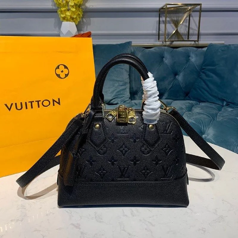 Louis Vuitton Neo Alma BB Monogram Empreinte Canvas Black For Women. Women-s Handbags. Shoulder And Crossbody Bags 9.8in/25cm LV M44829