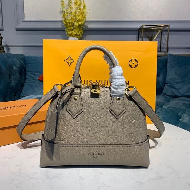 Louis Vuitton Neo Alma BB Monogram Empreinte Galet Grey For Women. Women-s Handbags. Shoulder And Crossbody Bags 9.8in/25cm LV