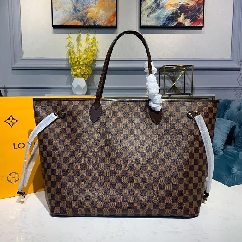 Louis Vuitton Neverfull GM Tote Bag Damier Ebene Canvas Cerise Red For Women. Women-s Handbags. Shoulder Bags 15.7in/40cm LV N41357