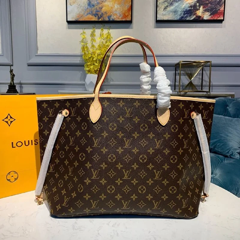 Louis Vuitton Neverfull GM Tote Bag Monogram Canvas Beige For Women. Women-s Handbag. Shoulder Bags 15.7in/39cm LV M40990