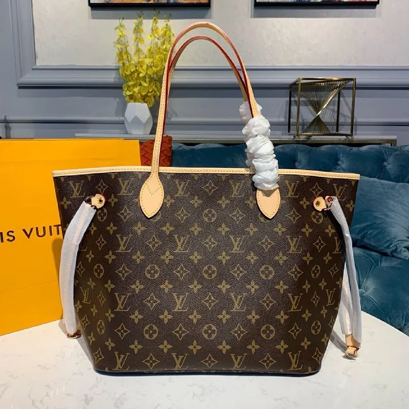 Louis Vuitton Neverfull MM Bag 32cm Monogram Canvas Fall/Winter Collection M40995. Brown