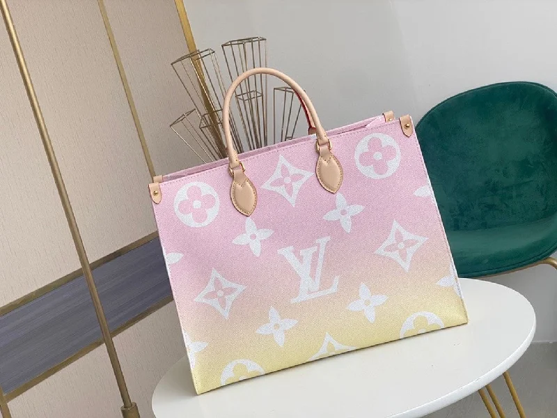 Louis Vuitton OnTheGo GM Monogram Giant Canvas Light Pink For Women. Women-s Handbags. Tote Bags 16.1in/41cm LV M57641