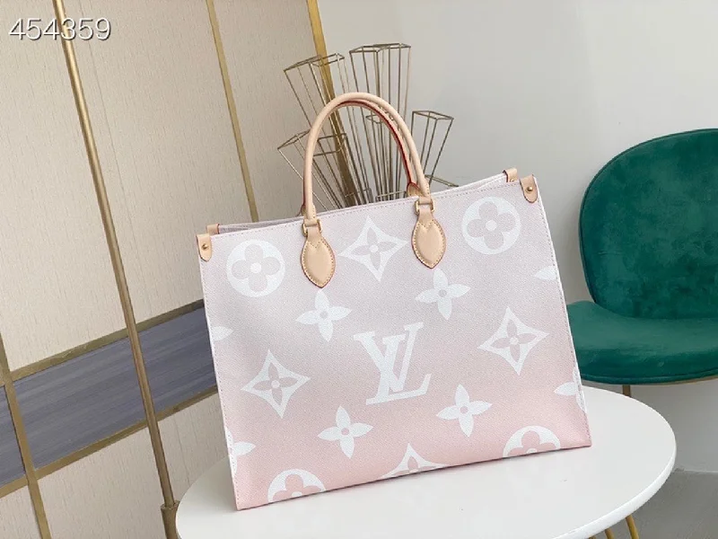 Louis Vuitton Onthego GM Tote Bag Pink For Women 41cm LV