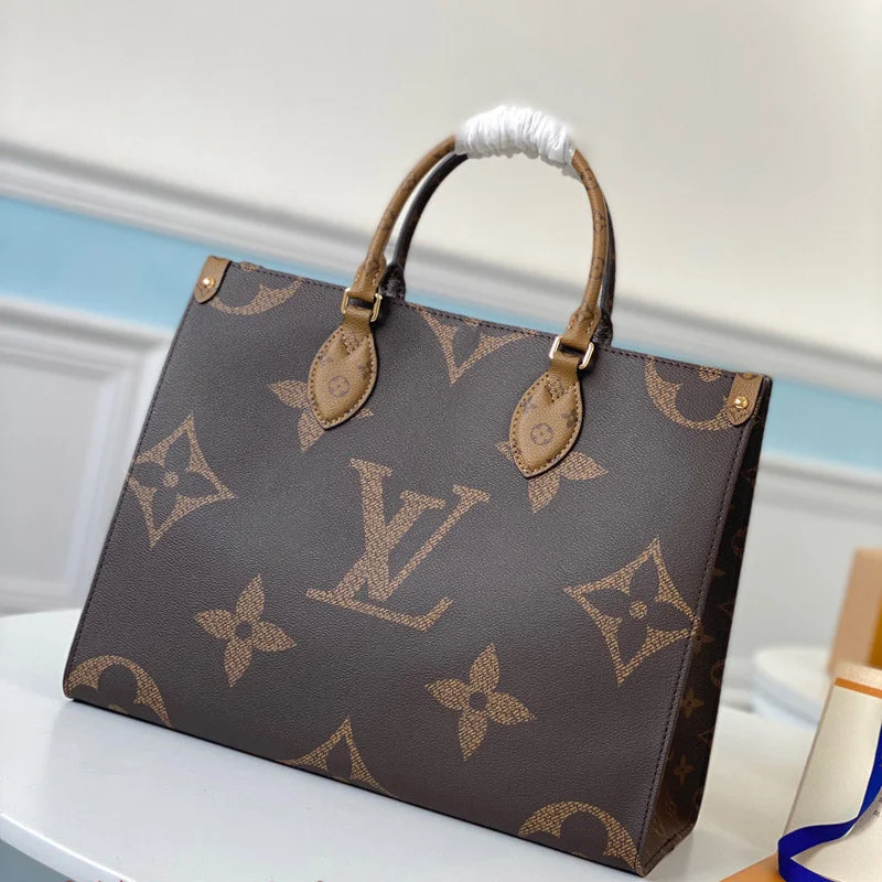 Louis Vuitton OnTheGo MM Monogram And Monogram Reverse Canvas For Women. Women-s Handbags. Shoulder Bags 13.8in/35cm LV M45321