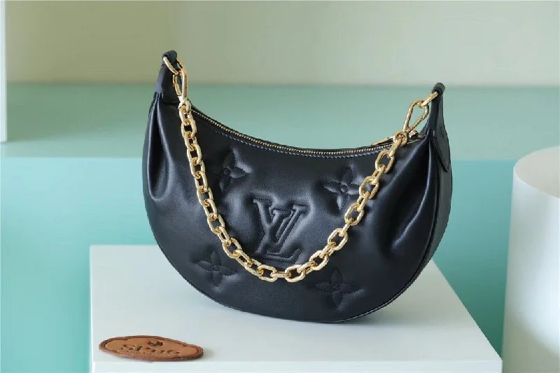 Louis Vuitton Over The Moon Bag Handbags For Women In Black 10.8in/28cm LV M59799