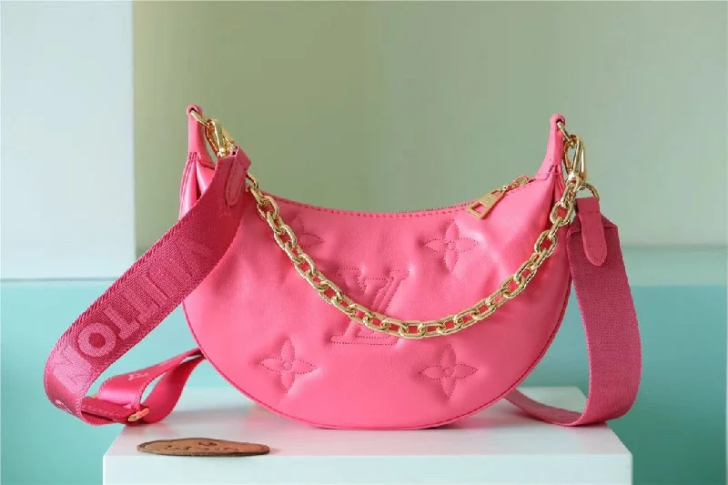 Louis Vuitton Over The Moon Bag Handbags For Women In Dragon Fruit Pink 10.8in/28cm LV M59915