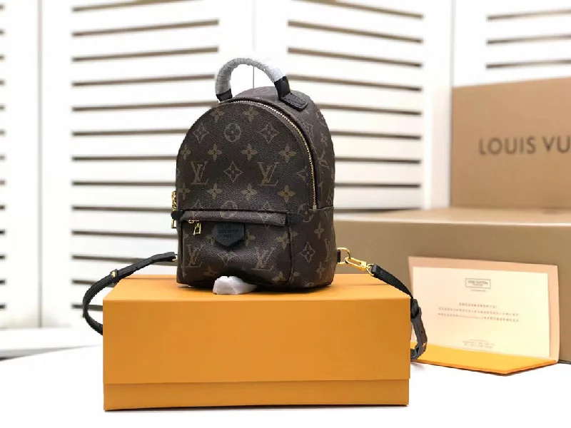 Louis Vuitton Palm Springs Mini Backpack 22cm Monogram Canvas Spring/Summer Collection M41562. Brown