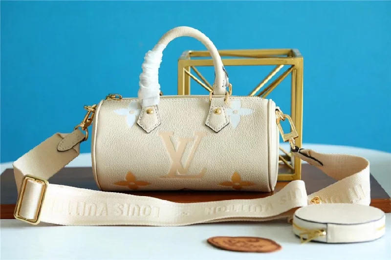 Louis Vuitton Papillon BB Monogram Empreinte Beige For Women. Women-s Bags. Shoulder And Crossbody Bags 7.9in/20cm LV