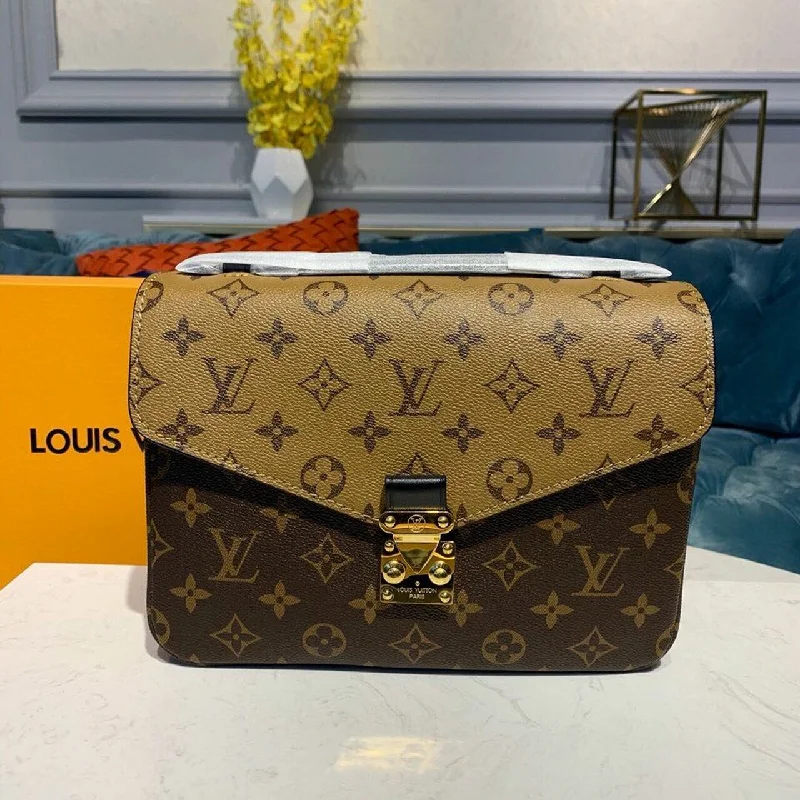 Louis Vuitton Pochette Metis Monogram Reverse Canvas For Women. Women-s Handbags. Shoulder And Crossbody Bags 9.8in/25cm LV M44876