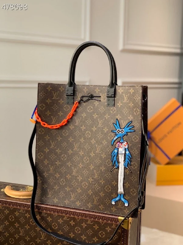 Louis Vuitton Sac Plat Bag Monogram Canvas By Virgil Abloh For Women. Women-s Bags 14.1in/36cm LV M45667