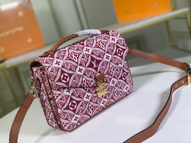 Louis Vuitton Since 1854 Pochette Metis Red For Women. Women-s Handbags. Shoulder And Crossbody Bags 9.8in/25cm LV