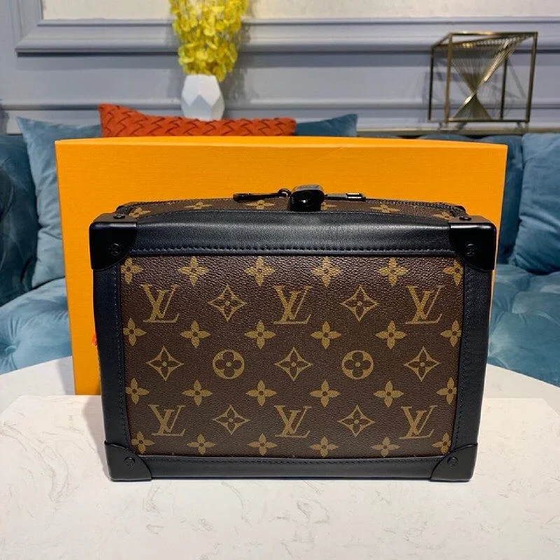 Louis Vuitton Soft Trunk Monogram Canvas For Men. Men-s Bags. Shoulder And Crossbody Bags 9.8in/25cm LV M44478