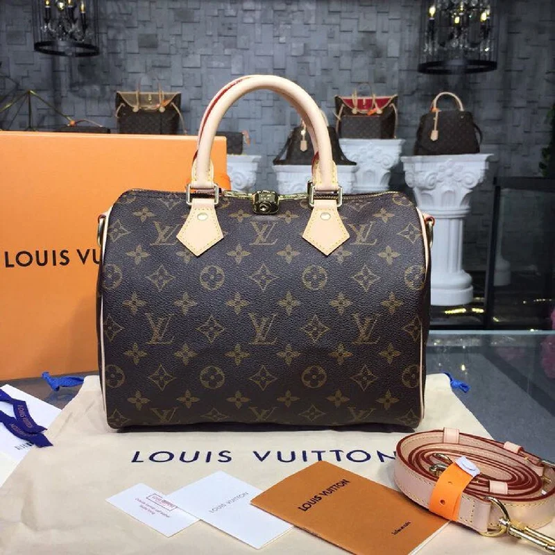 Louis Vuitton Speedy 25 Monogram Canvas For Women. Women-s Handbags 9.8in/25cm LV M41109