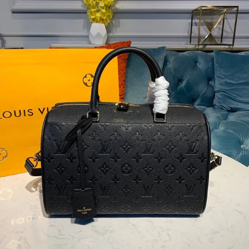 Louis Vuitton Speedy Bandouliere 30 Monogram Empreinte Black For Women. Women-s Handbags. Shoulder And Crossbody Bags 11.8in/30cm LV M42406