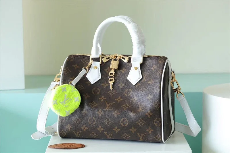 Louis Vuitton Speedy Bandoulire Bag 25 Classic Monogram Canvas For Women Brown 9.8in/25cm LV M20754