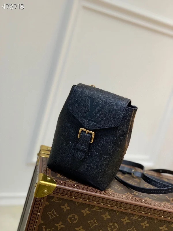 Louis Vuitton Tiny Backpack Monogram Empreinte Black For Women. Women-s Backpack 5.1in/13cm LV M80596