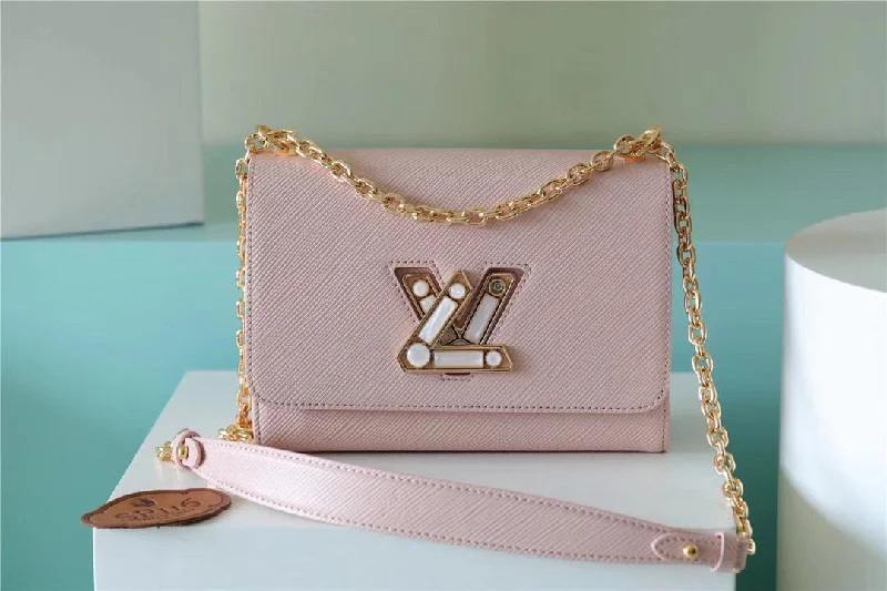 Louis Vuitton Twist MM Epi Light Pink For Women. Women-s Handbags. Shoulder And Crossbody Bags 9.1in/23cm LV