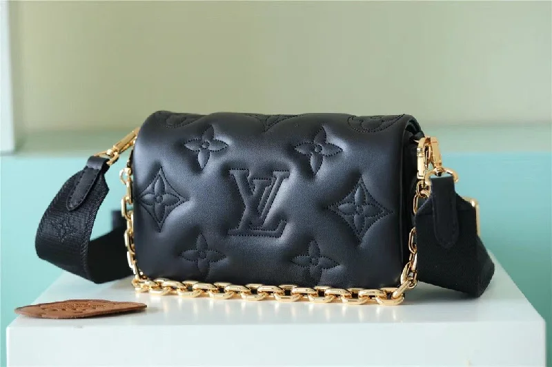 Louis Vuitton Wallet On Strap Bubblegram Monogram In Wallets and Small Leather Goods For Women M81398 7.9in/20cm LV M81398