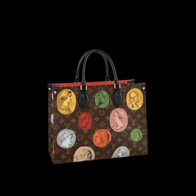 Louis Vuitton x Fornasetti Capsule Collection Onthego MM Monogram Cameo For Women 35cm LV