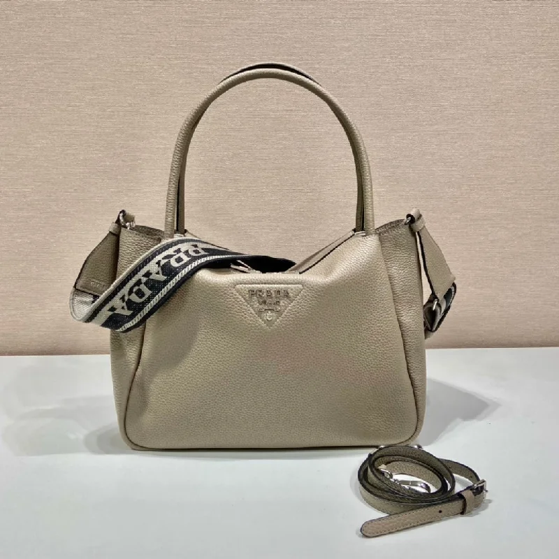 Prada Large Handbag Beige For Women. Women-s Bags 12.6in/32cm