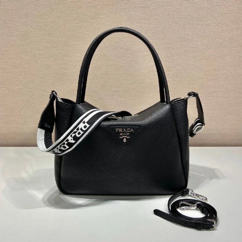 Prada Large Handbag Black For Women. Women-s Bags 12.6in/32cm