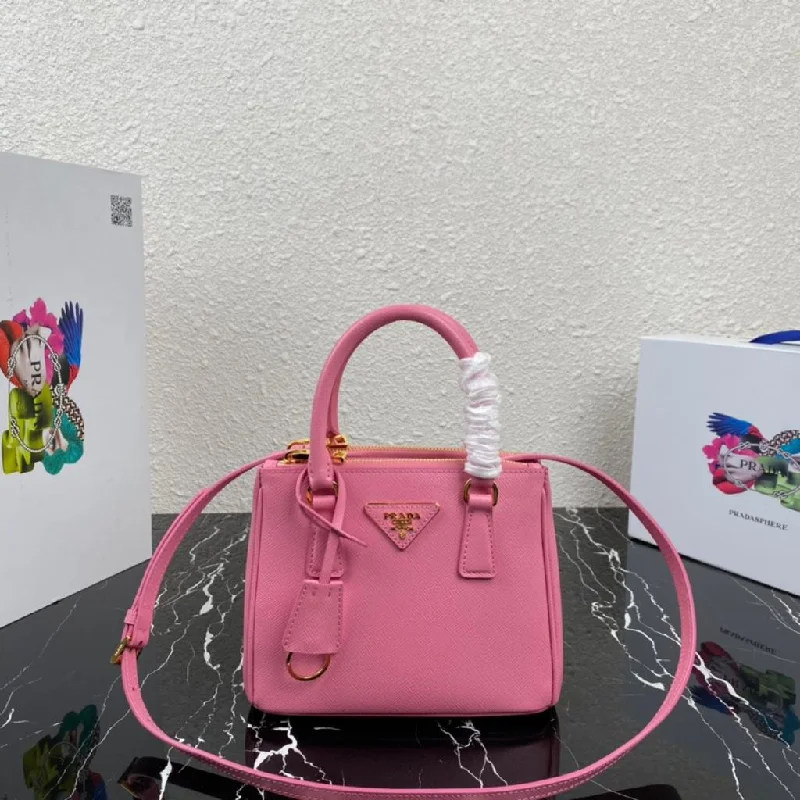 Prada Mini Shoulder Bag Pink 20cm