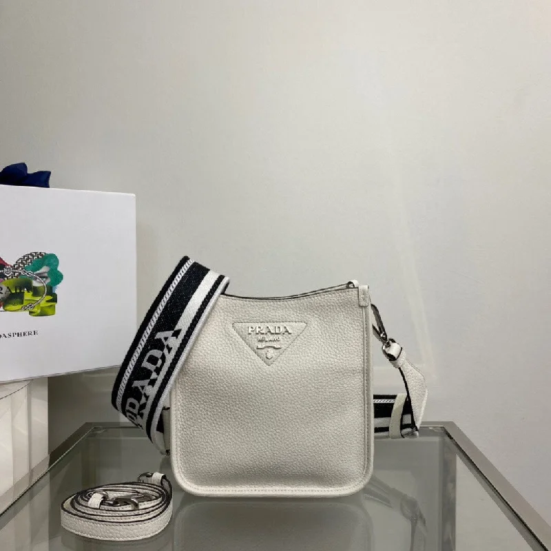 Prada Mini Shoulder Bag White For Women. Women-s Bags 7.9in/20cm