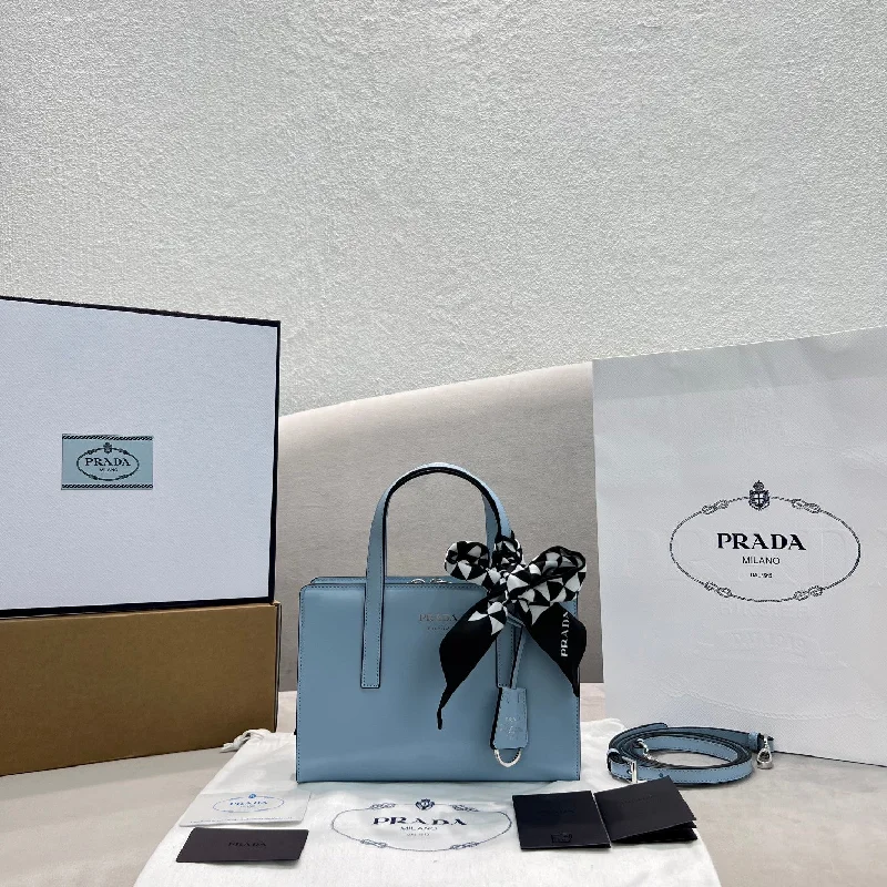 Prada Re-Edition 1995 Brushed Mini Handbag Blue For Women. Women-s Bags 8.6in/22cm