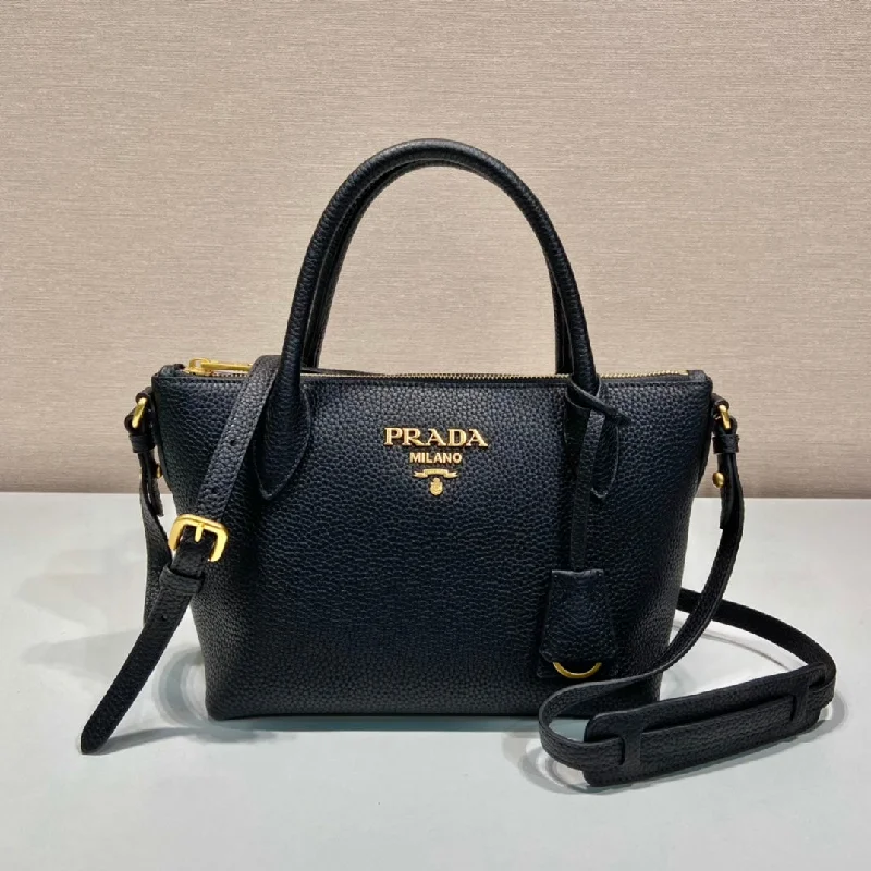 Prada Saffiano Mini Bag Black For Women. Women-s Bags 9.4in/24cm