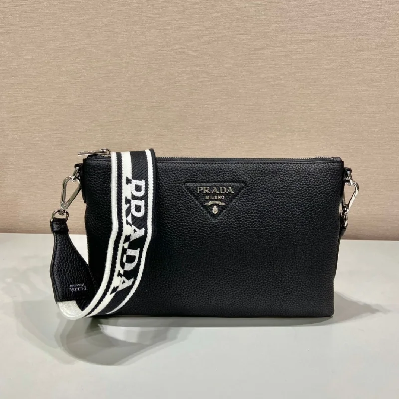 Prada Shoulder Bag Black For Women. Women-s Bags 11.8in/30cm1BH050_2DKV_F0002_V_3OM