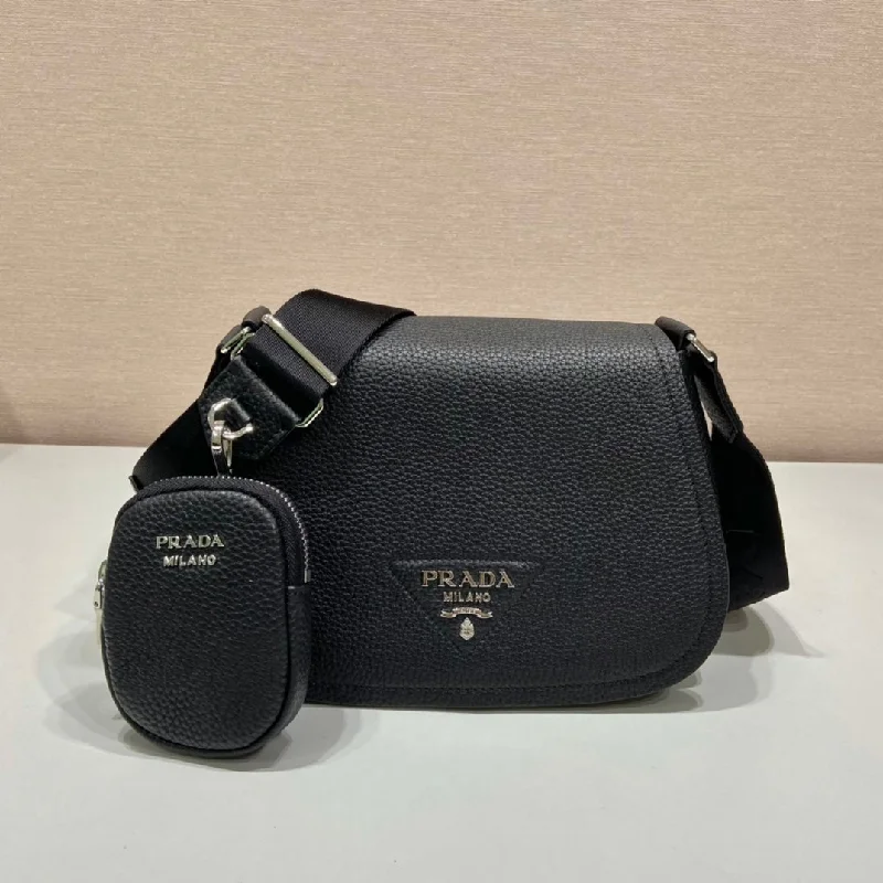 Prada Shoulder Bag Black For Women. Women-s Bags 9.4in/24cm 1BD293_2DKV_F0002_V_N9O