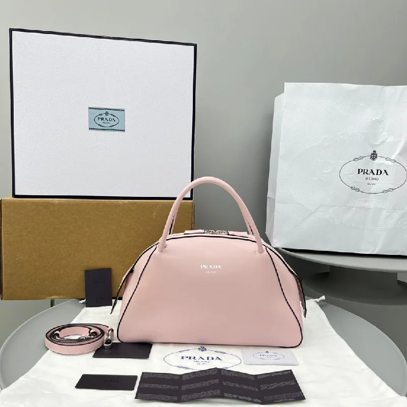 Prada Small Handbag Pink For Women. Women-s Bags 10in/26cm 1BA366_2DDJ_F0E18_V_OOO