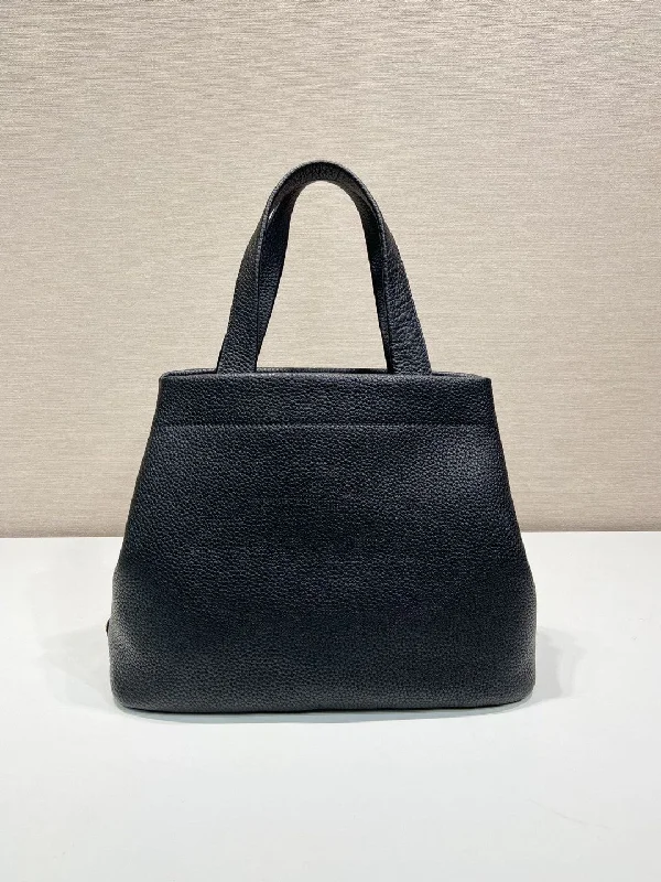 Prada Small Tote Black For Women. Women-s Bags 12.6in/32cm